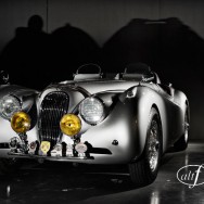 1953 jaguar XK120 photography