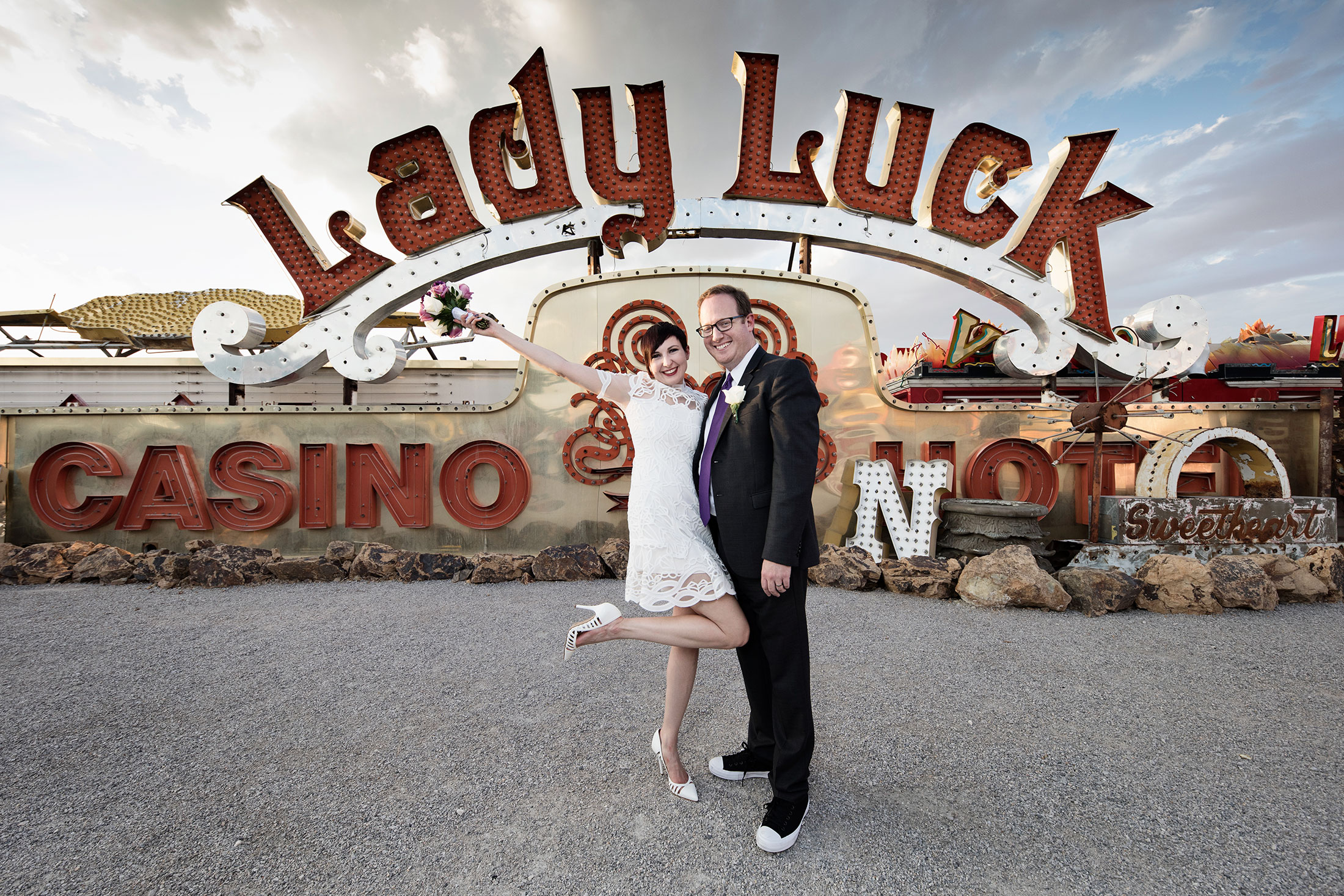 Christie and Matthew – Neon Museum