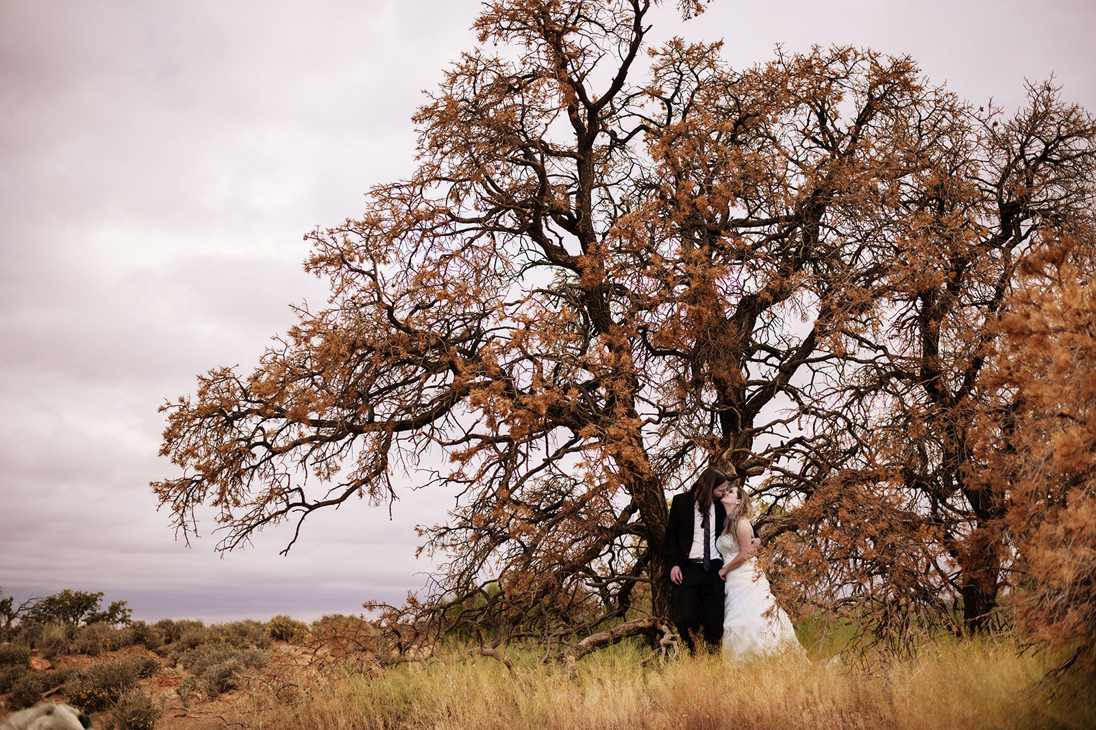 Adventure wedding portraits in arches and Canyonlands national parks.