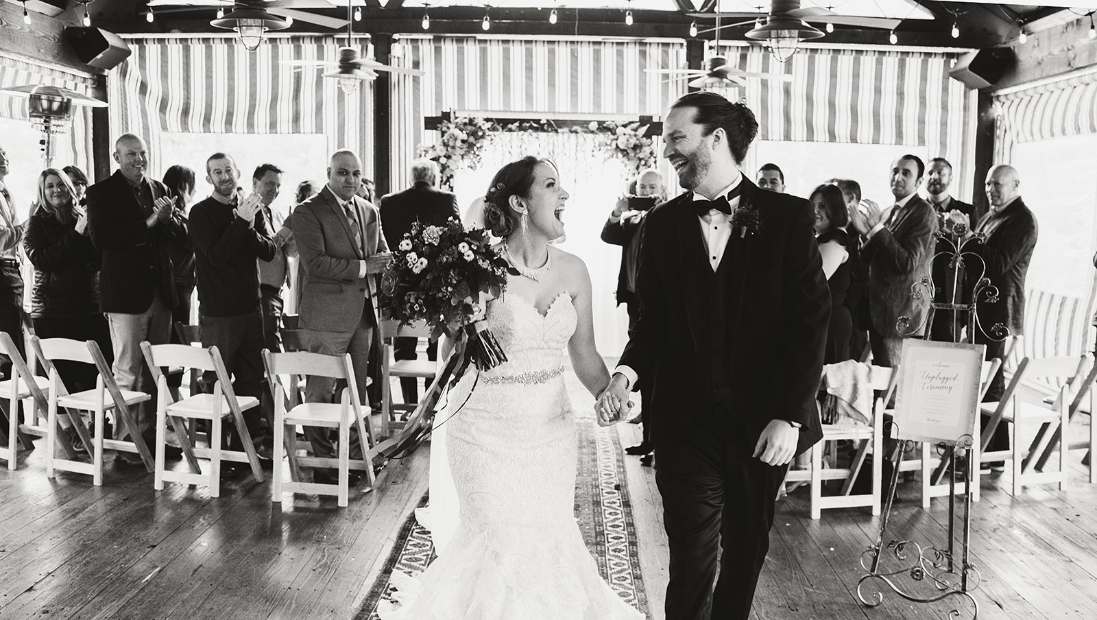 A Moab wedding up in the mountains with snow.